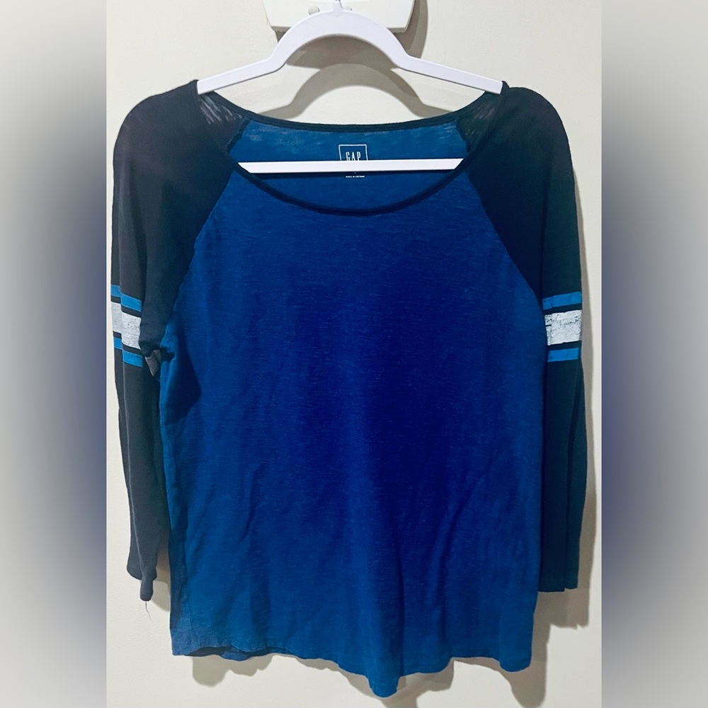GAP Navy Blue Shirt 3/4 Sleeves